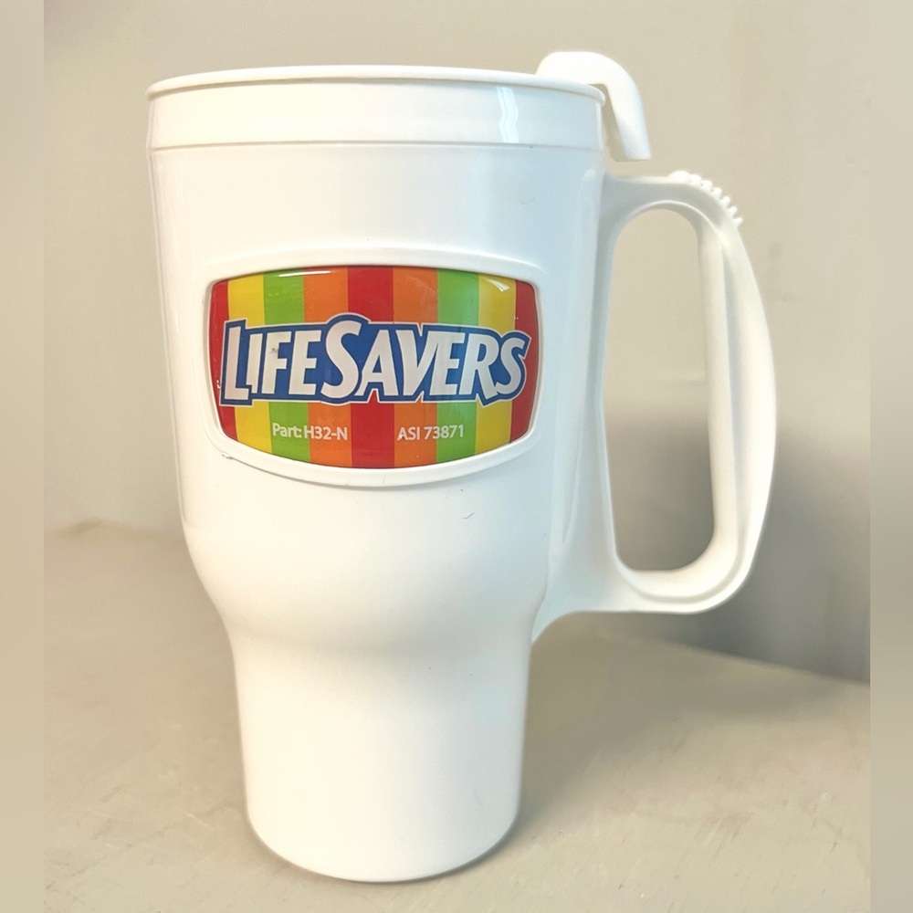 Rare Lifesavers Travel Mug w Lid, 16oz